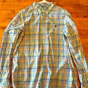 Ralph Lauren Summer Plaid Button Down Shirt